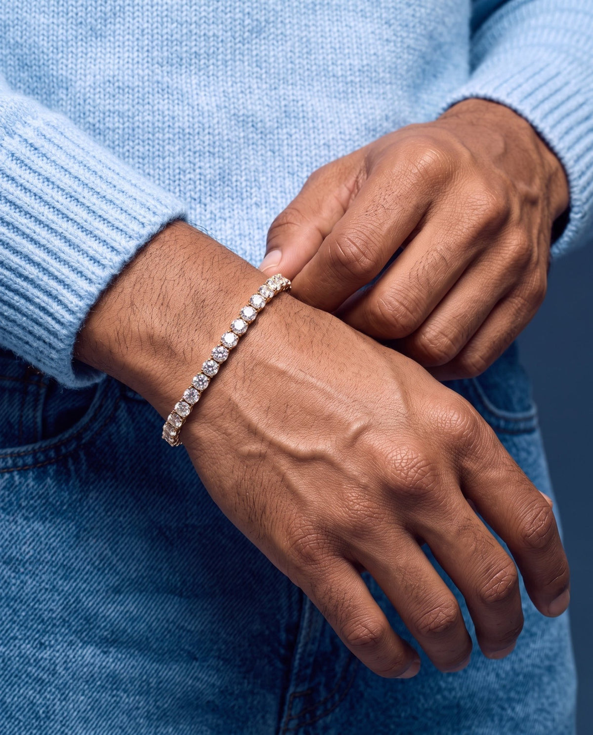 TENNISBOY BRACELET. - 4MM GOLD - Drippy Amsterdam