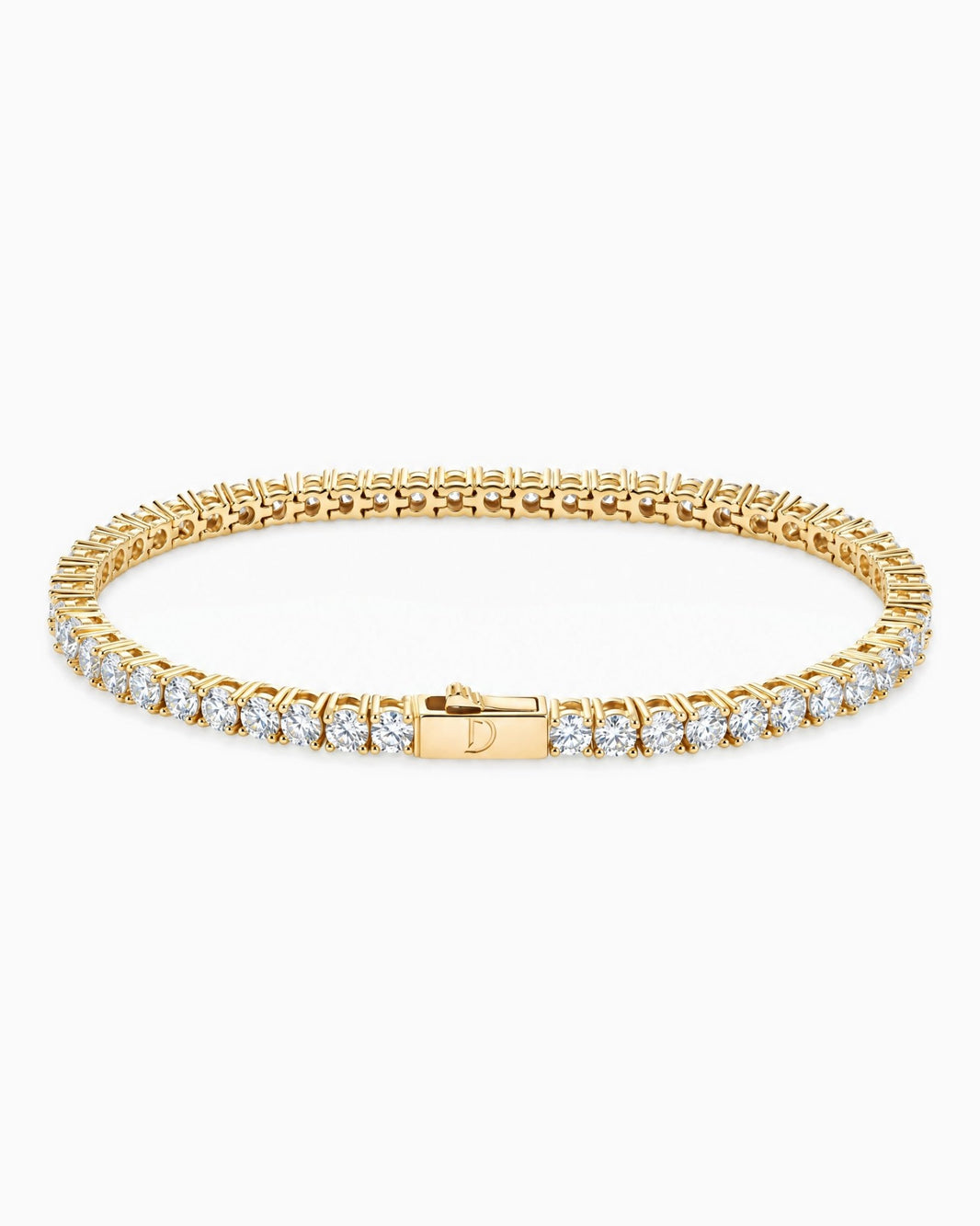 TENNISBOY BRACELET. - 4MM GOLD