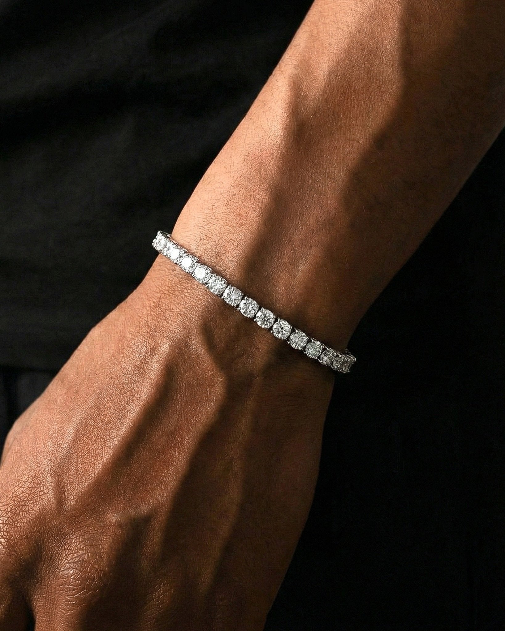 アクセサリー DrippyAmsterdam tennis bracelet&necklace TENNISBOY. - 5MM WHITE GOLD | Drippy Amsterdam