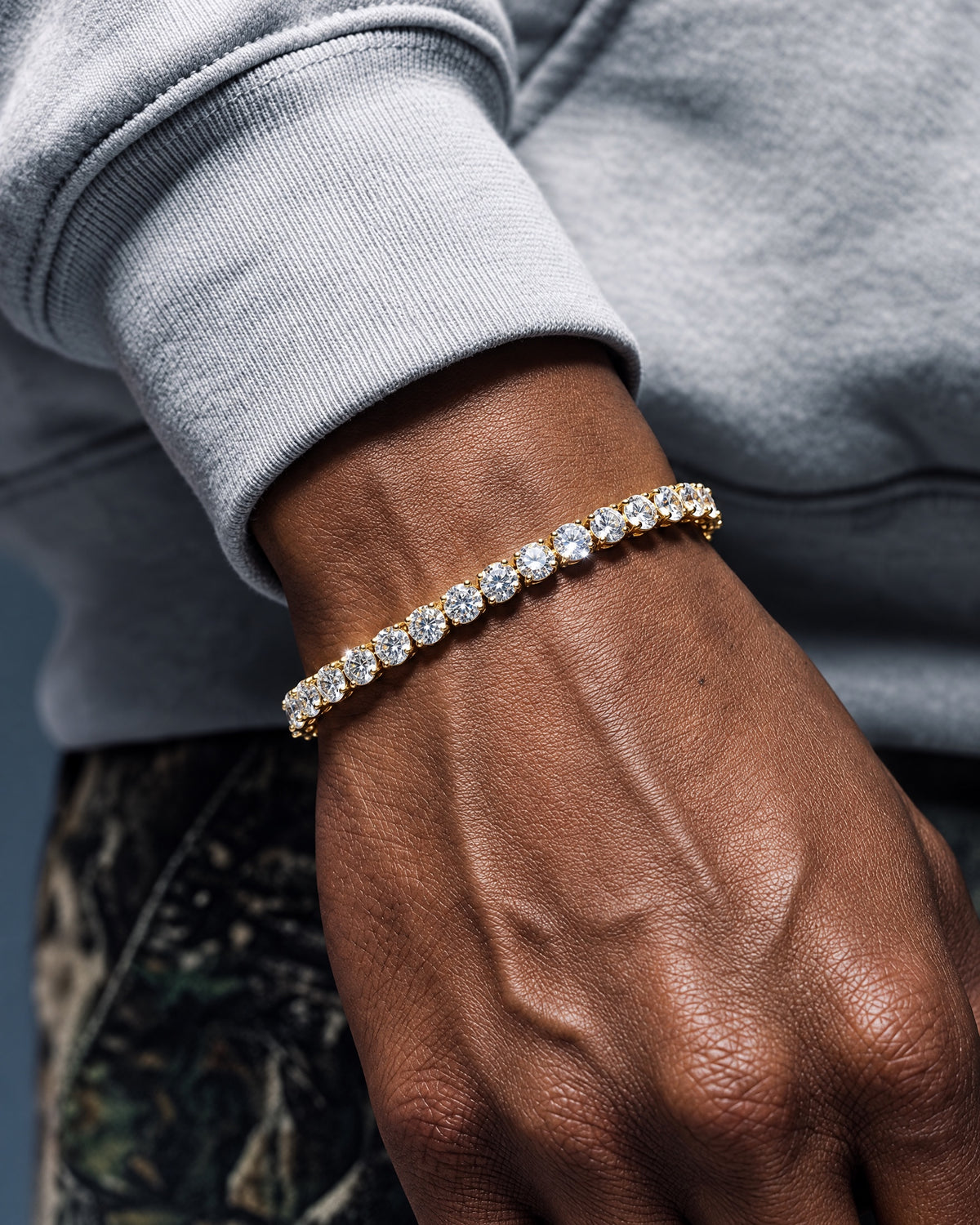 TENNISBOY BRACELET. - 5MM GOLD - Drippy Amsterdam