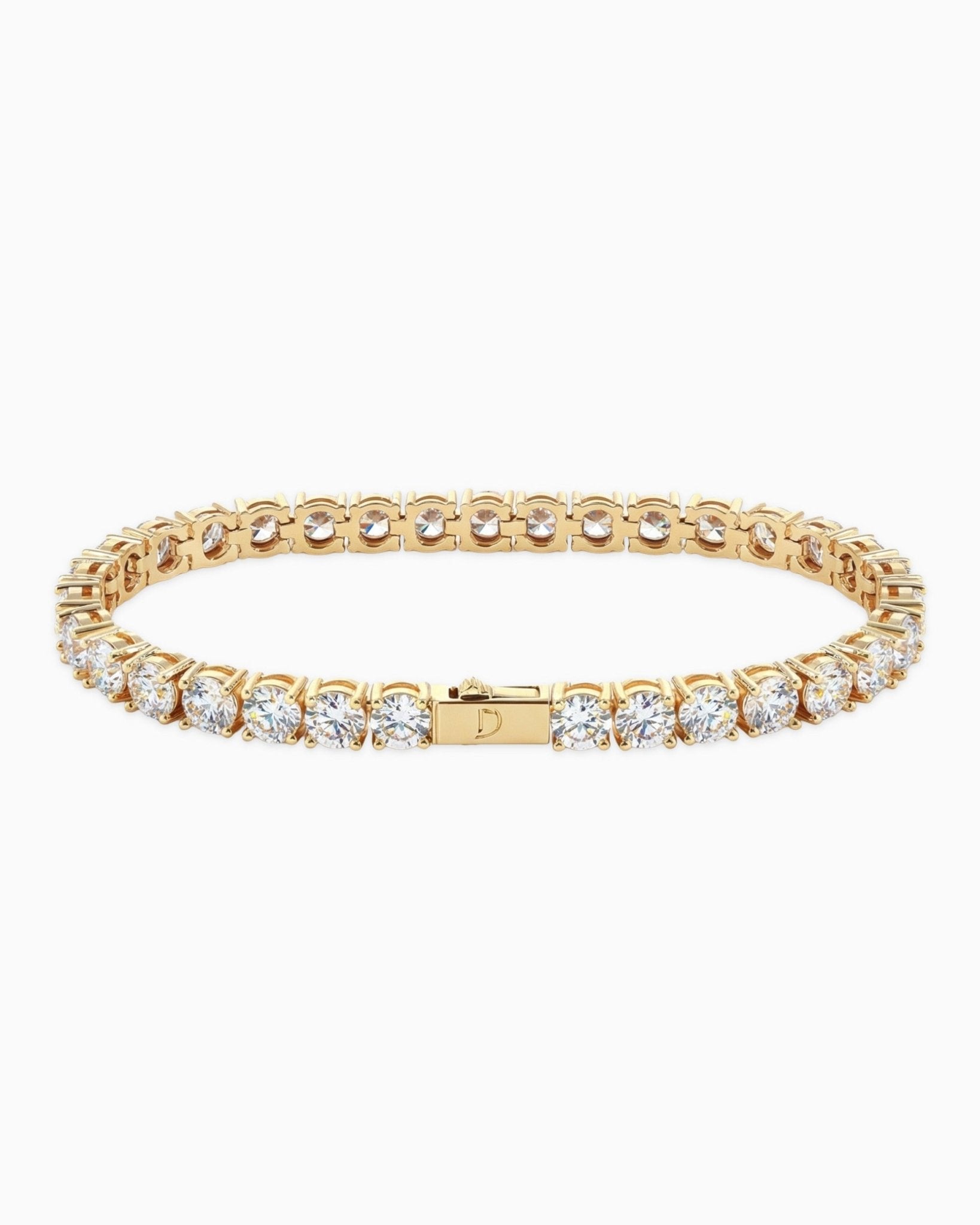 TENNISBOY BRACELET. - 5MM GOLD - Drippy Amsterdam