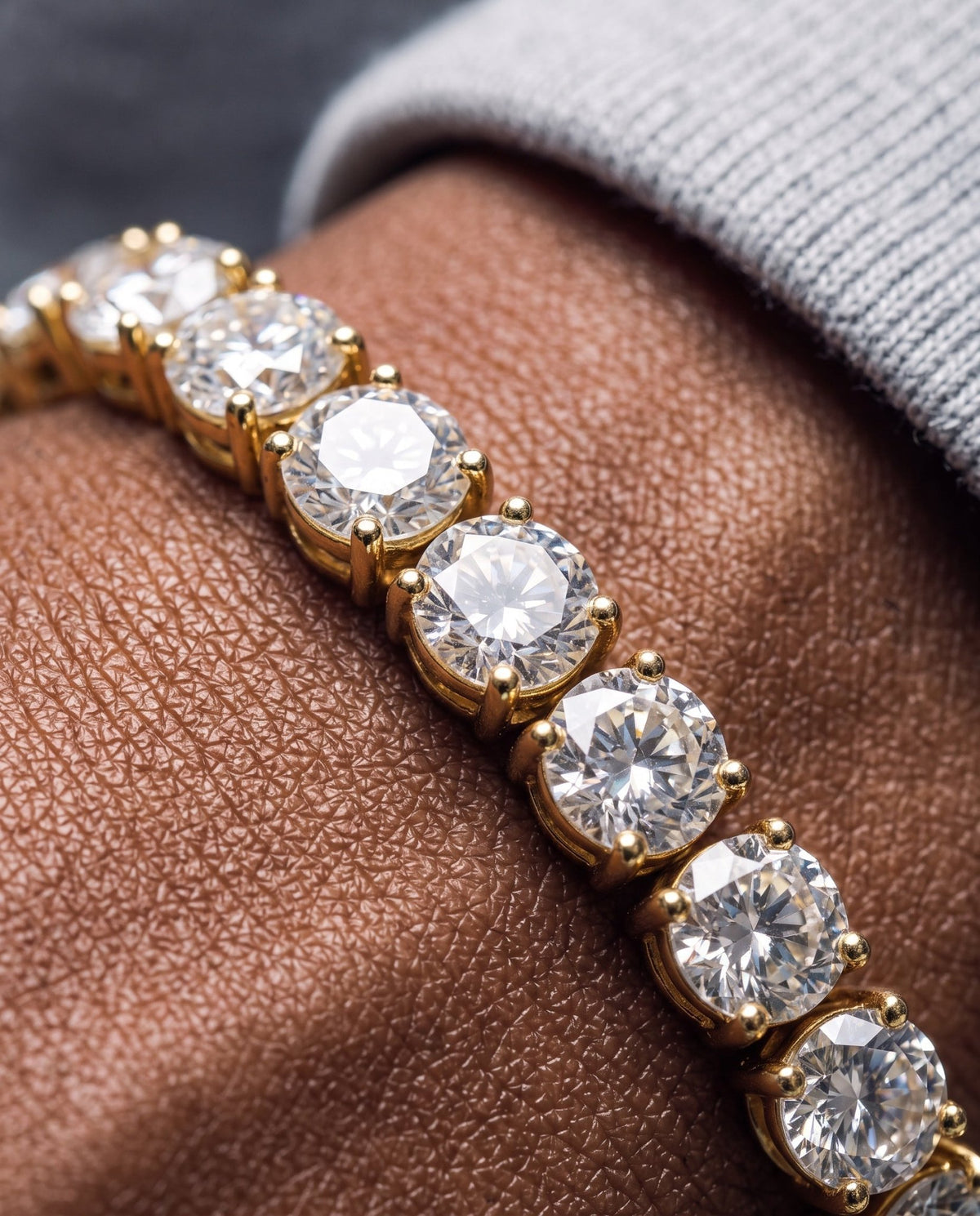 TENNISBOY BRACELET. - 5MM GOLD - Drippy Amsterdam