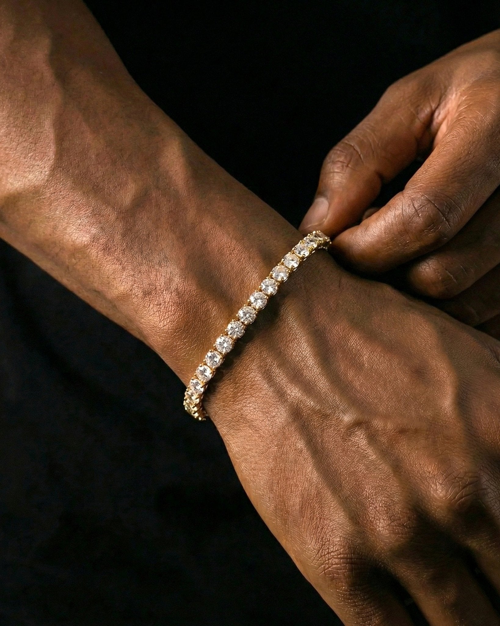 TENNISBOY BRACELET. - 5MM GOLD - Drippy Amsterdam
