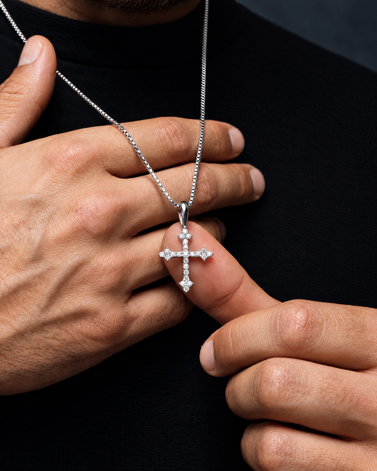 THE CROSS PENDANT. - 925 - Drippy Amsterdam