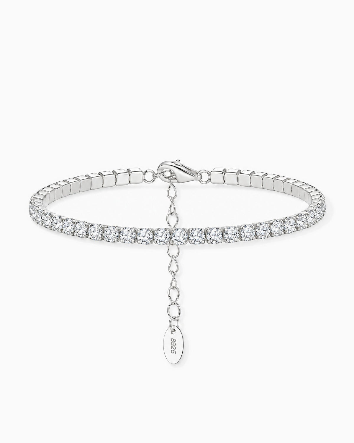 WHITE ICE BRACELET. - 3MM 925
