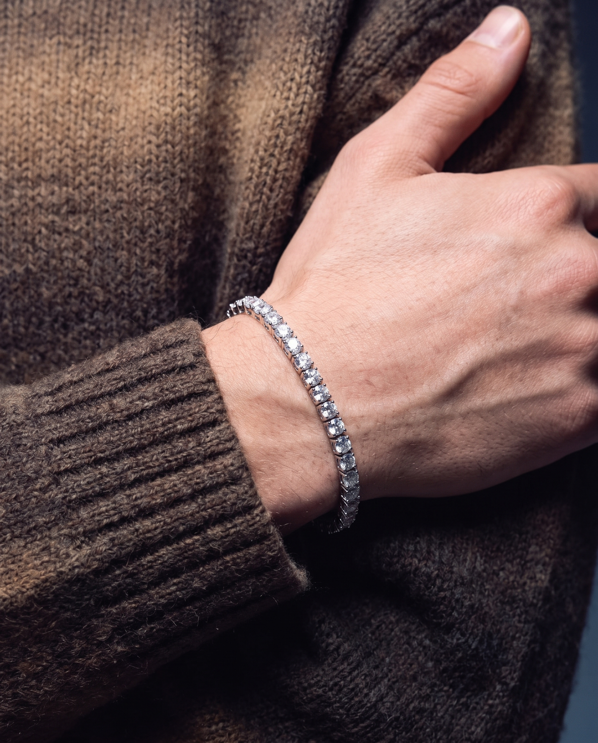 WHITE ICE BRACELET. - 3MM 925