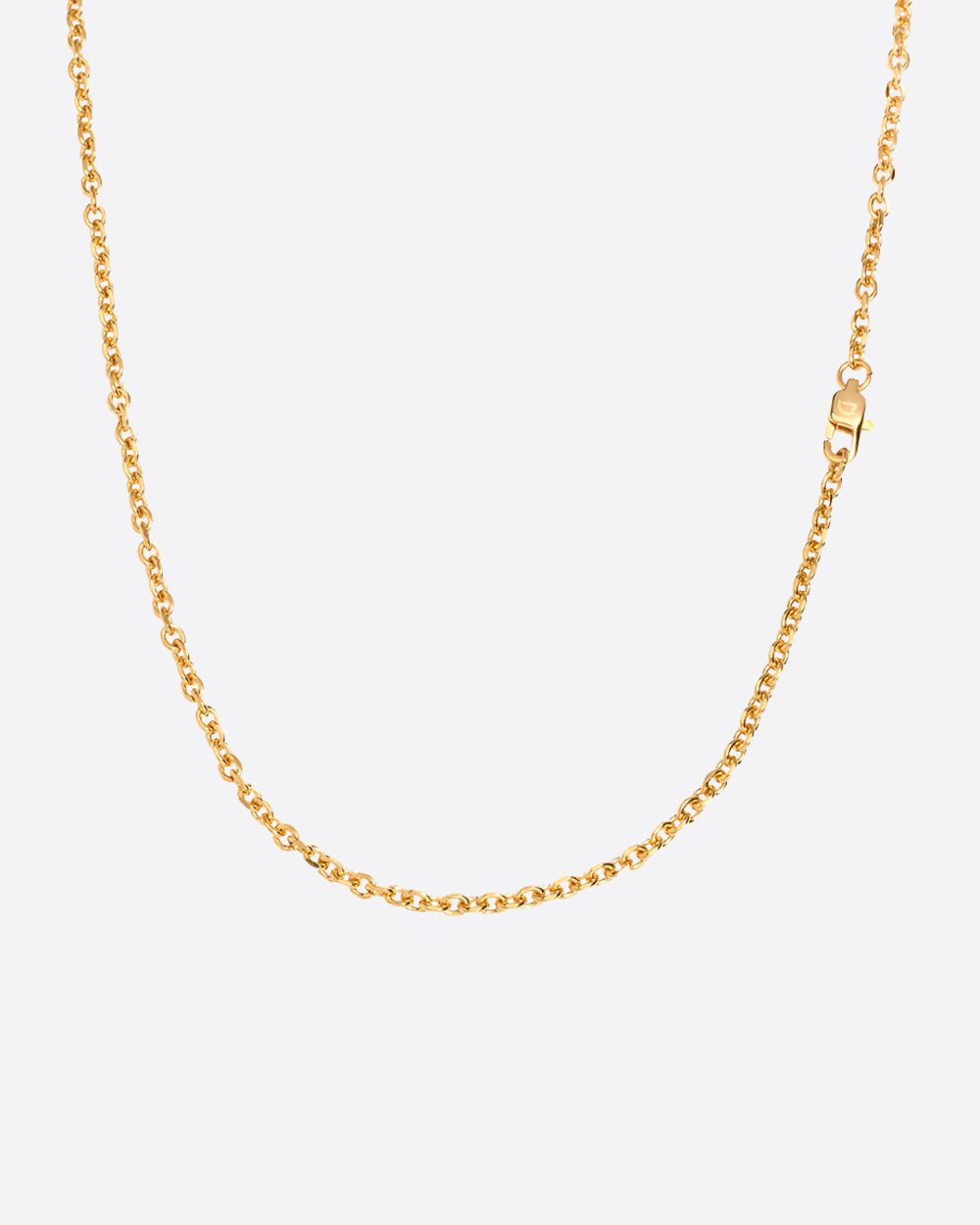 CABLE LINK CHAIN. - 3MM 18K GOLD - Drippy Amsterdam