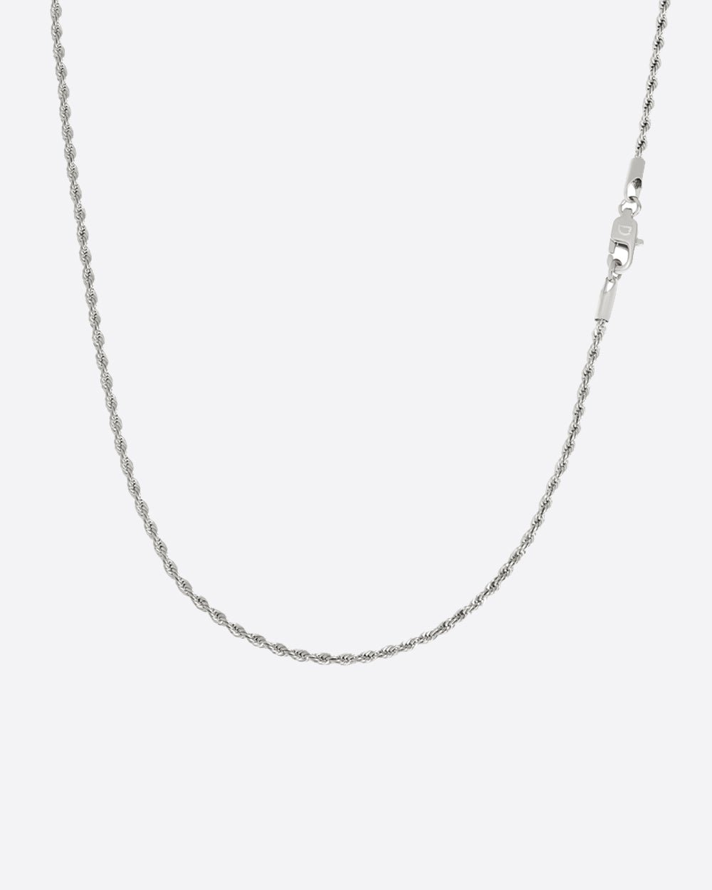 CLEAN ROPE CHAIN. - 2MM WHITE GOLD | Drippy Amsterdam