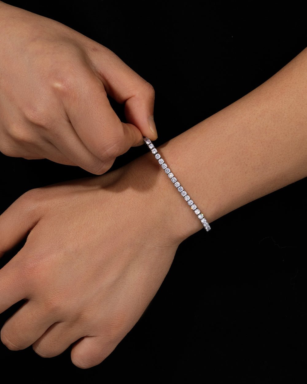 Moissanite diamond bracelet outlet